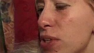 Italian mature blonde cougar having amateur sex porn video